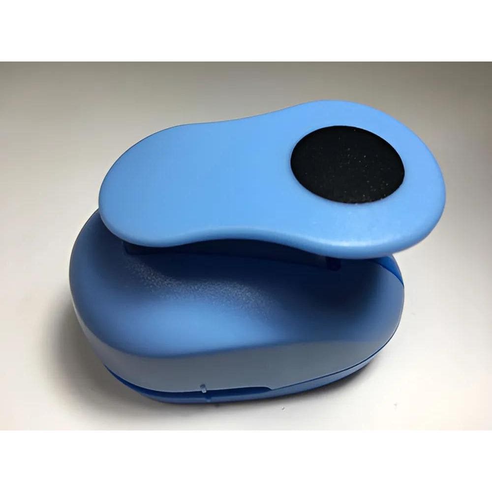 Furador Scrapbook Papel Eva Círculo Liso 1,6Cm 16Mm Cor Azul