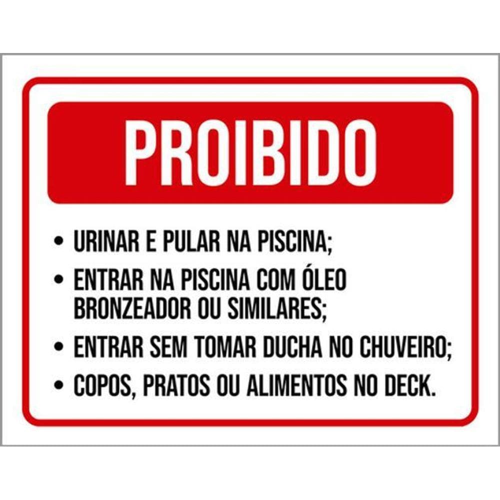 Kit 3 Placa Poribido Urinar Pular Piscina Bronzeador 36X46