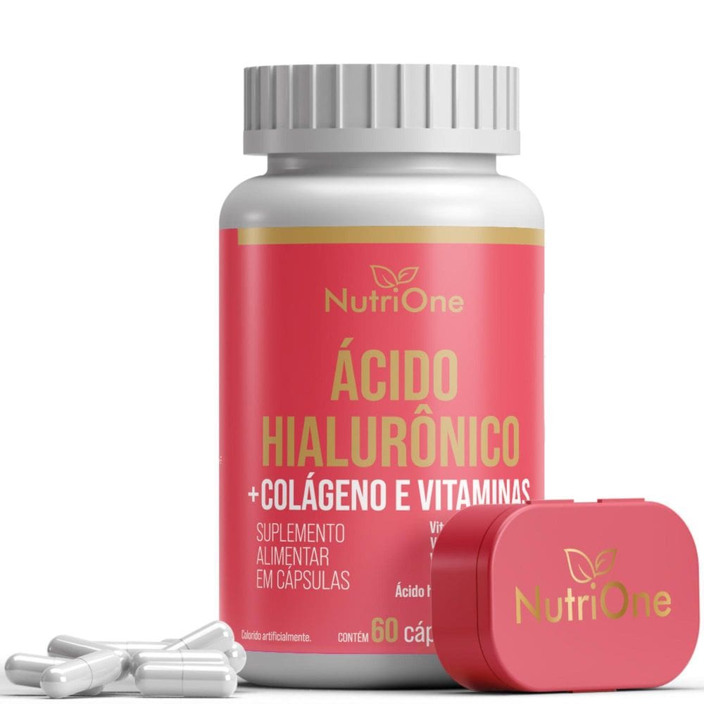 Ácido Hialurônico + Biotina, Colágeno E Vitaminas 60 Caps
