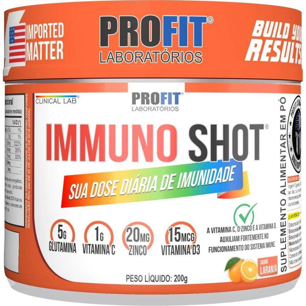 2X Immuno Shot   Vit C + Vit D + Glutamina + Zinco  Profit L