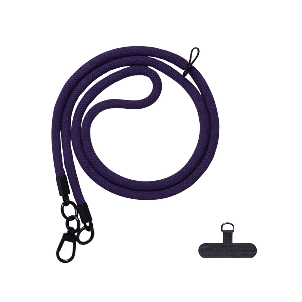Cordão de Pescoço Universal Nerdcase para Celular, Nylon, Roxo (1,20m)