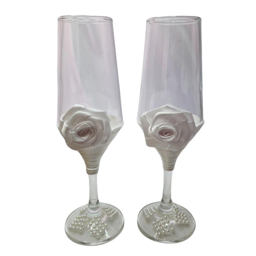 2 Taças Vidro Casamento Presente Noivos Amor