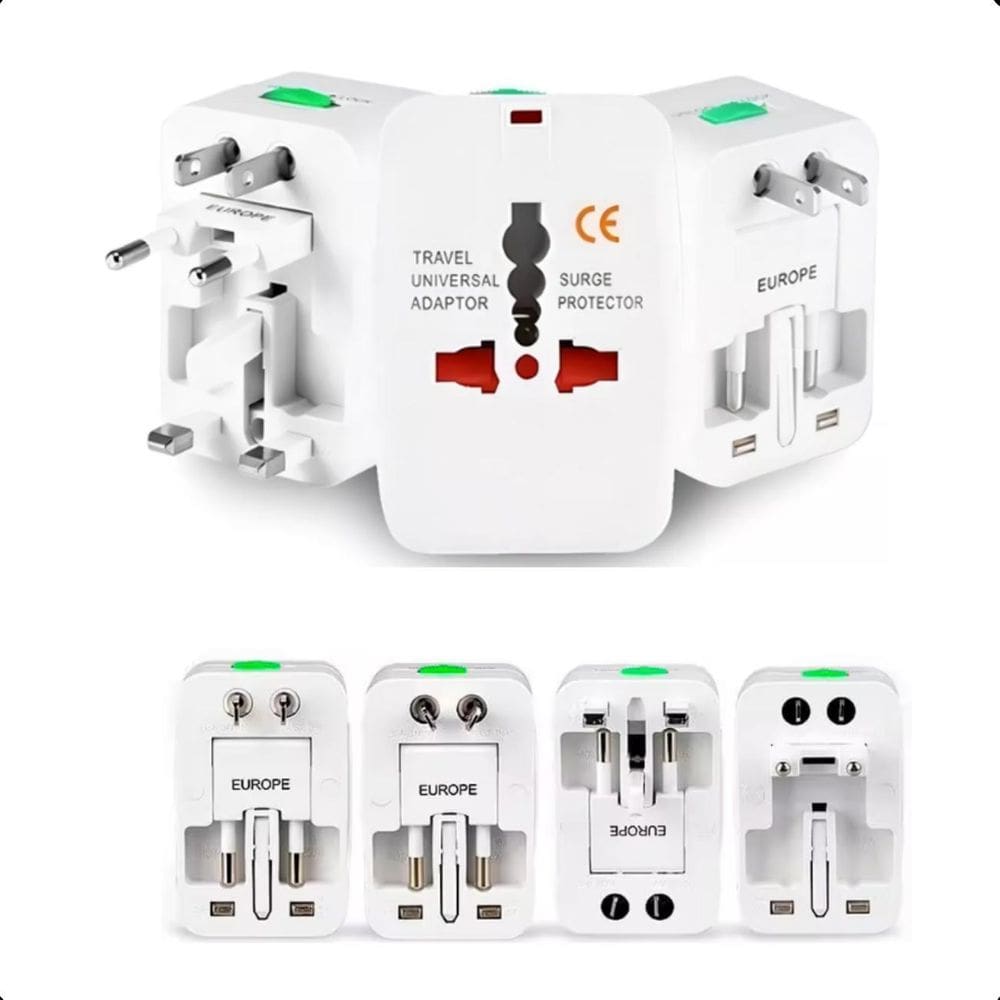 Adaptador De Tomada Bivolt Para Viagens Rápidas E Seguras