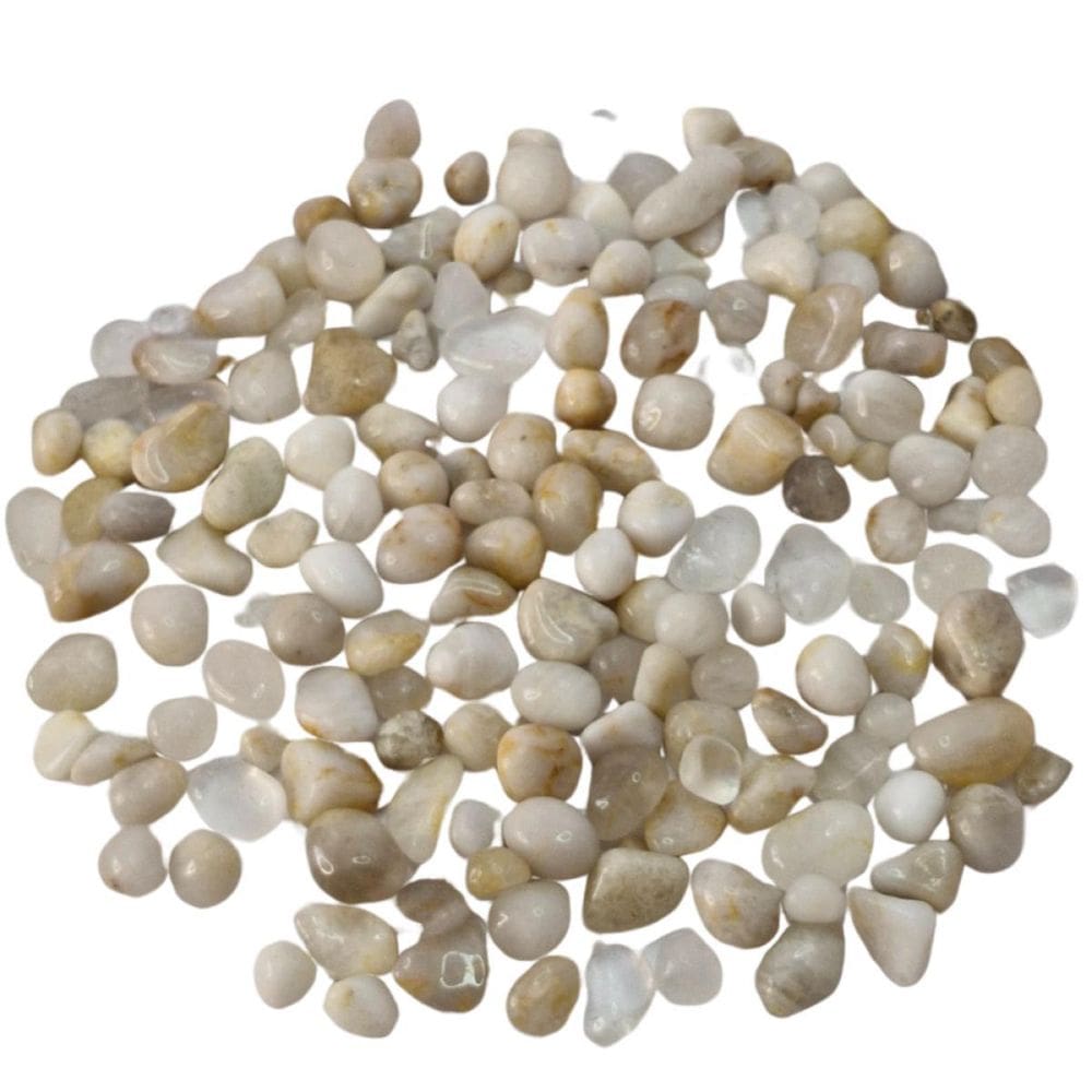 Pedra Quartzo Opalado Rolado 0,2 A 1 Cm 1 Kilo Natural