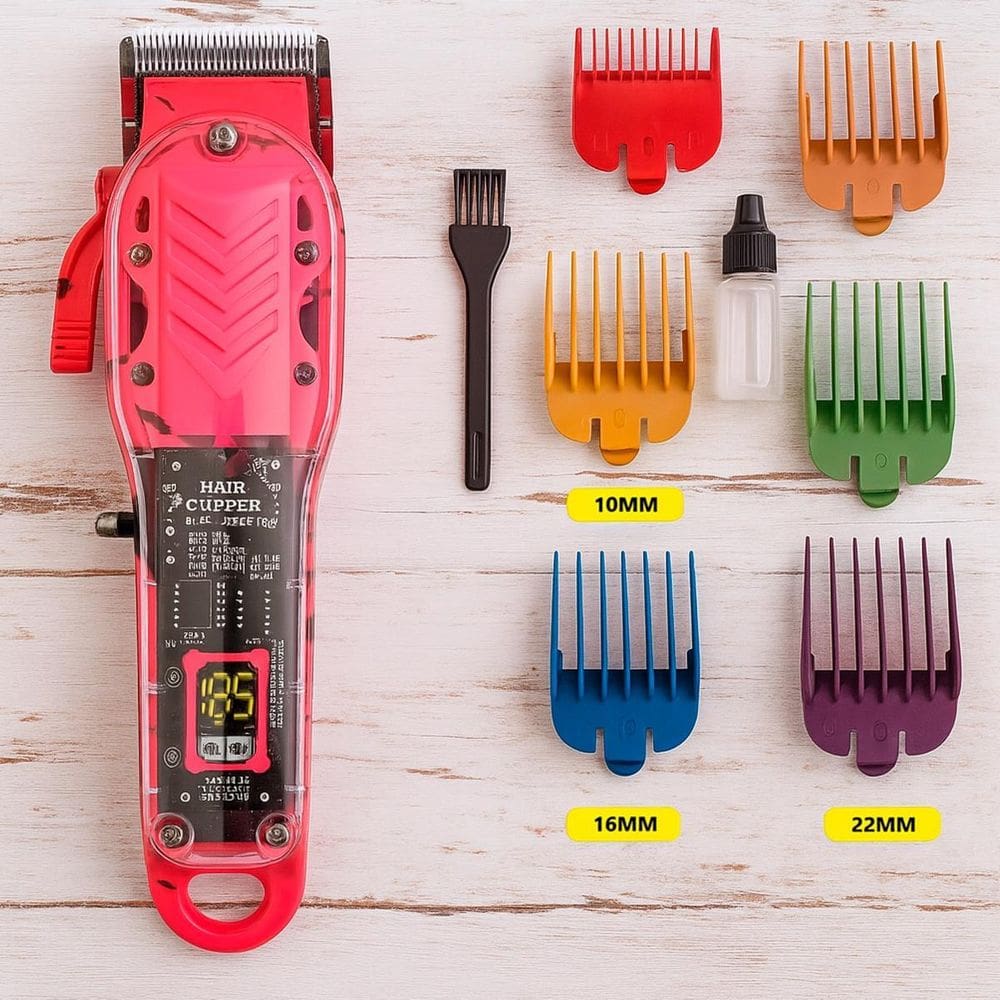 Máquina De Cabelo Recarregável Para Corte Profundo