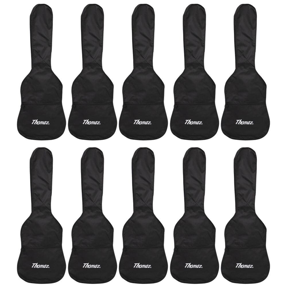 Kit 10 Capas para Guitarra Elétrica Preta Thomaz