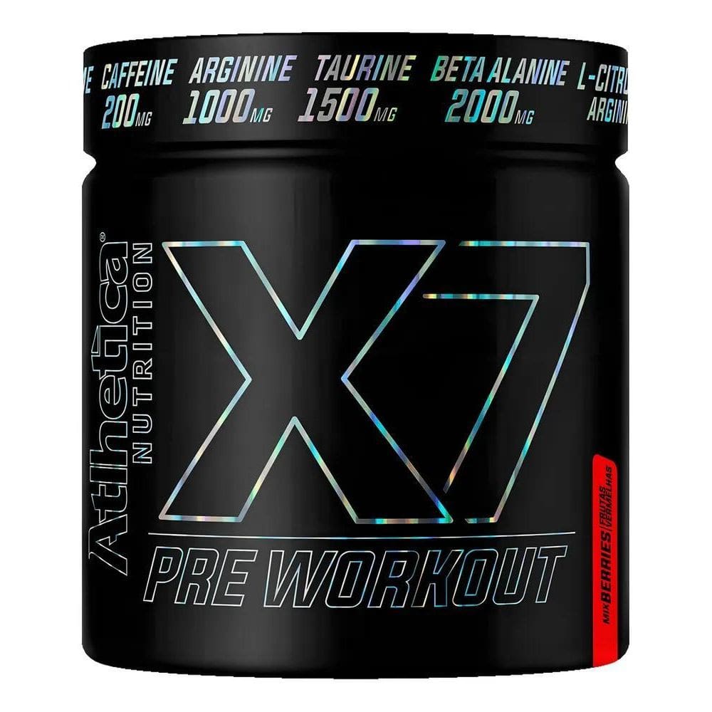 2X Atlhetica Nutrition X7 Pre Workout Frutas Vermelhas  Mix