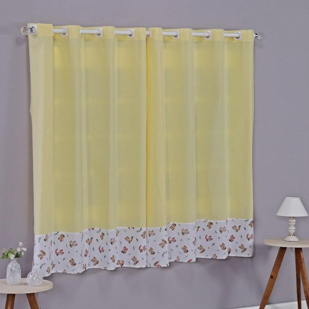 Cortina Baby 2 Metros Quarto Bebê Infantil Menino Menina