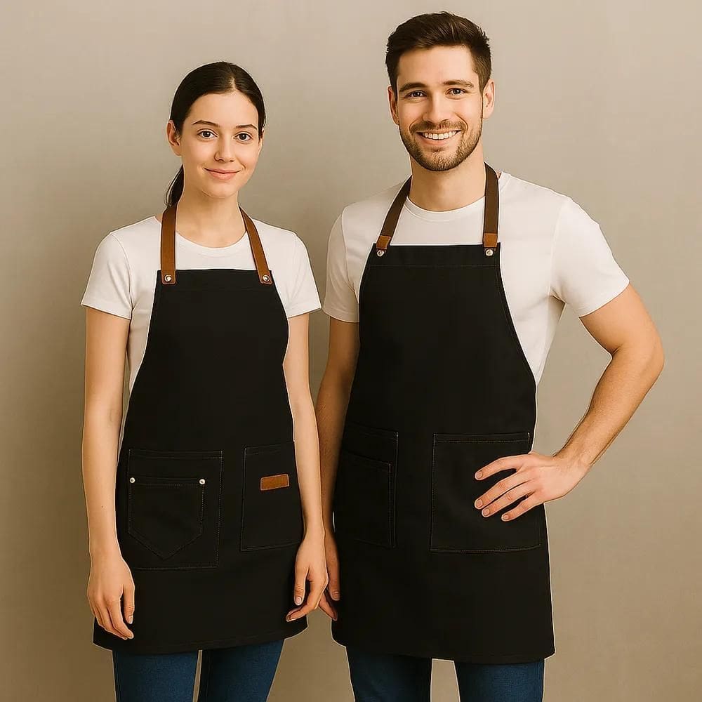 2X Avental Cozinheiro Churrasqueiro Restaurante Barman Artes