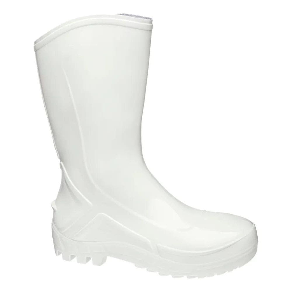 2X Bota De Pvc Galocha De Borracha Branca Antiderrapante Fax