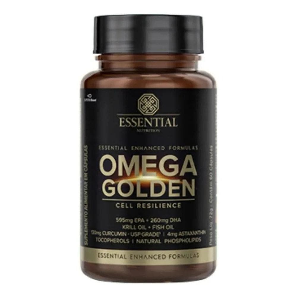 2X Omega Golden + Astaxantina - 60 Caps - Essential Nutritio