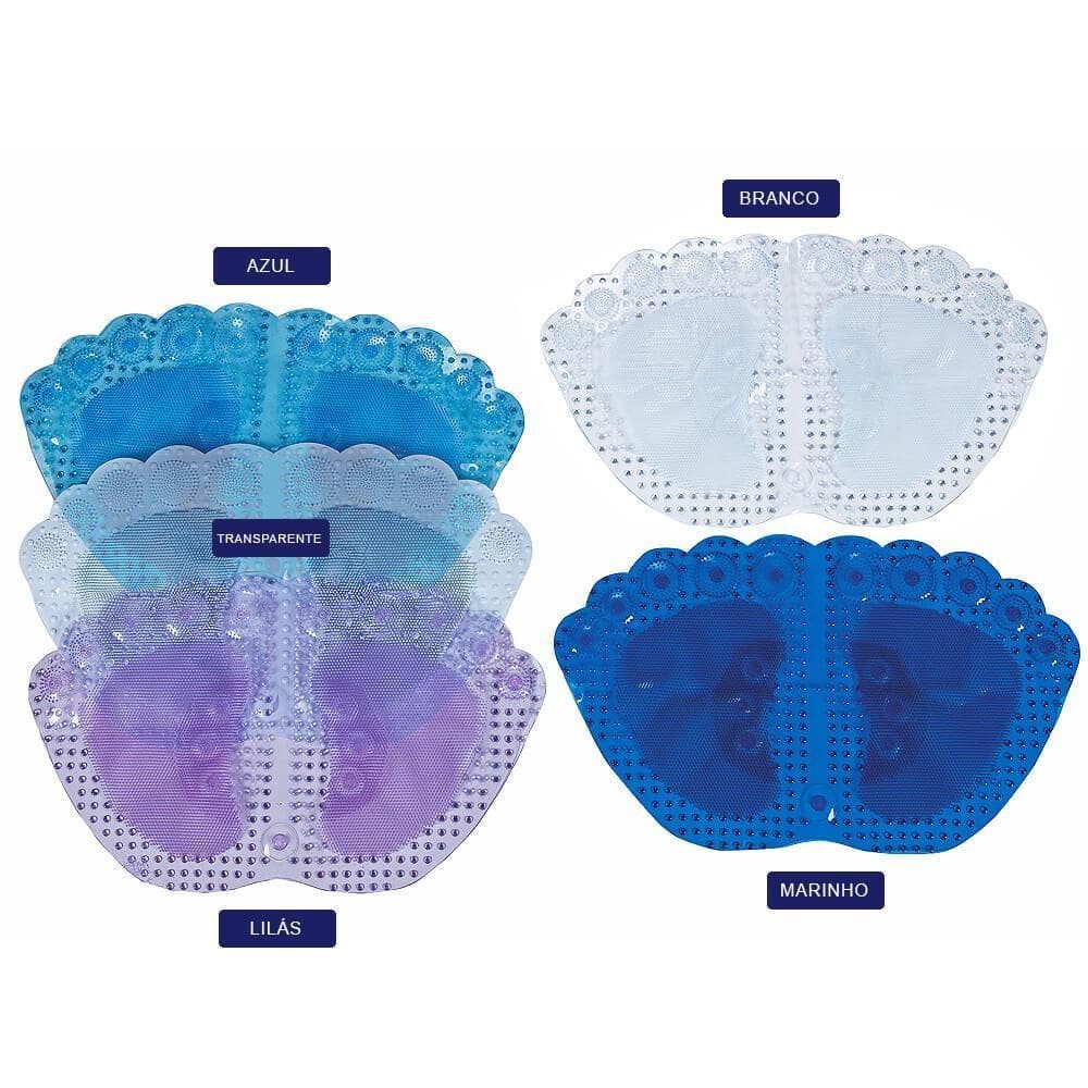 Tapete Antiderrapante Box Pezinho 59 X 35 - Andreza Verde