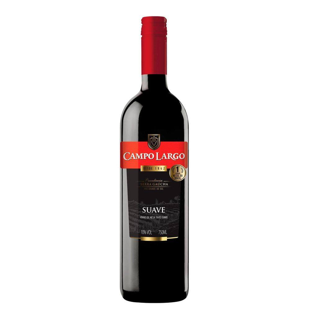 Vinho Campo Largo Tinto Suave 750Ml