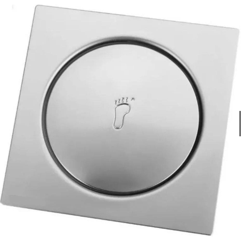 2X Ralo Click 10X10 Inteligente Pop Up Aço Inox