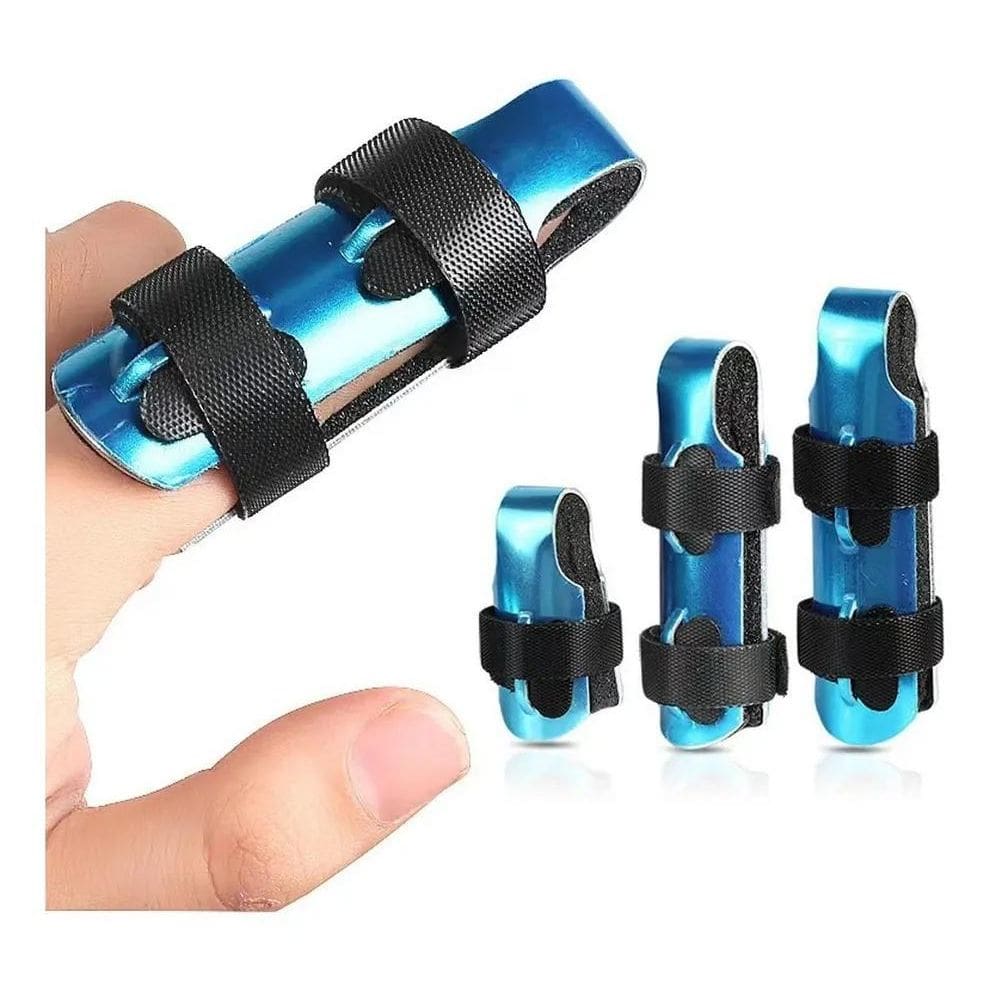 2X Tala Ortopédica Para Dedos Proteção Fraturas Lesão Ajustá
