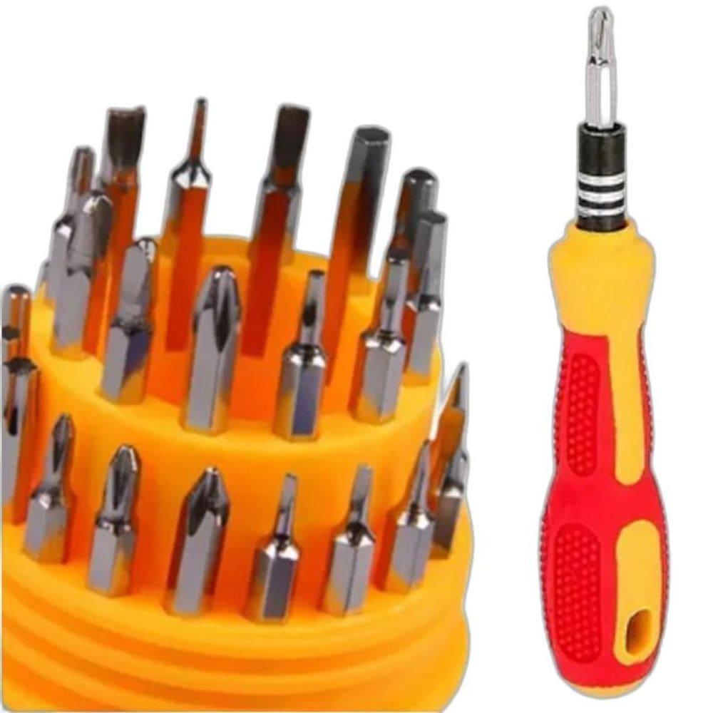 Kit Ferramenta Jogo Com 31 Chaves Mini Kit De Ferramentas