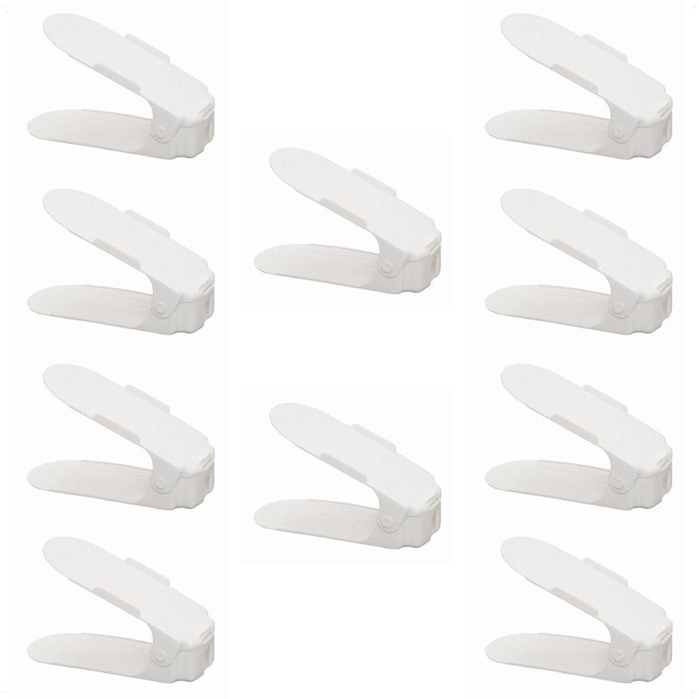 Kit 30 Organizadores Sapato Reforçado Regulagem Altura