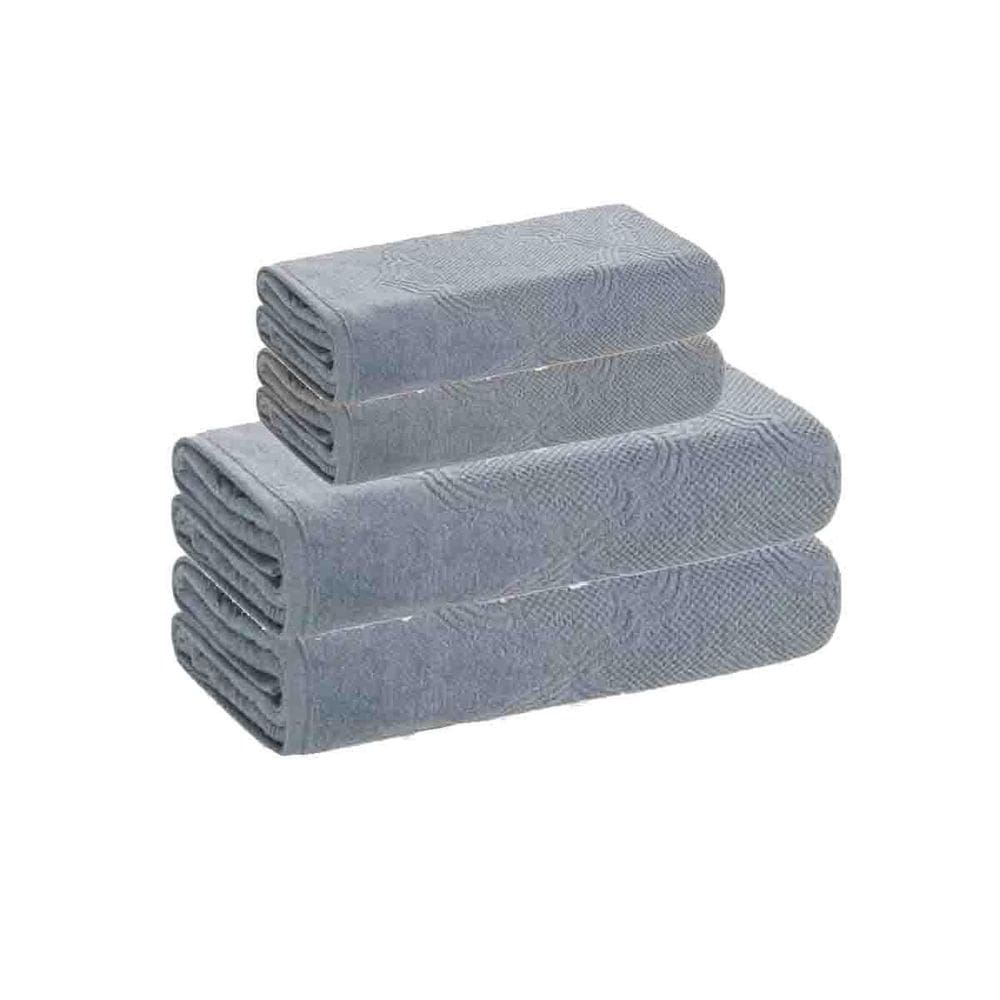 Jogo Toalha Galbe 100% Algodão 4 Peças Azul Karsten