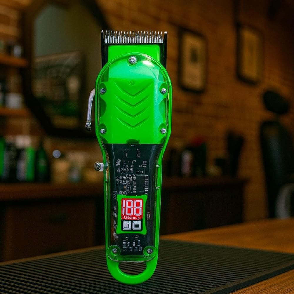 Maquininha Para Cabelo Com Cor Forte