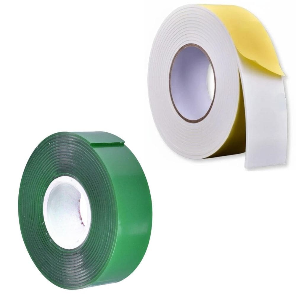 Fita Adesiva Transparente 19Mmx2M+Fita Adesiva Espuma 2M