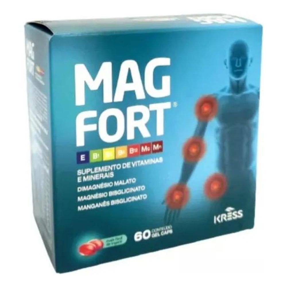 2X Mag Fort 60 Cápsulas