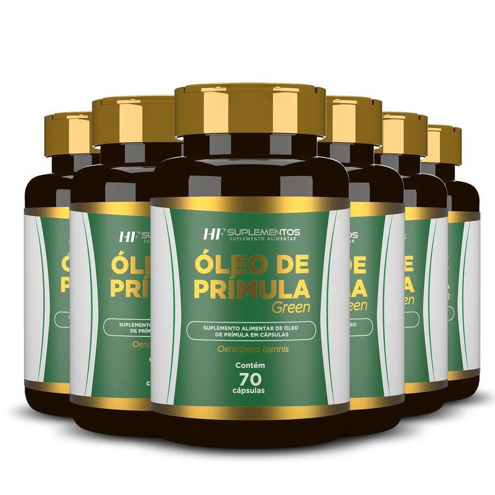 6X Oleo De Primula 70 Caps Hf Suplementos