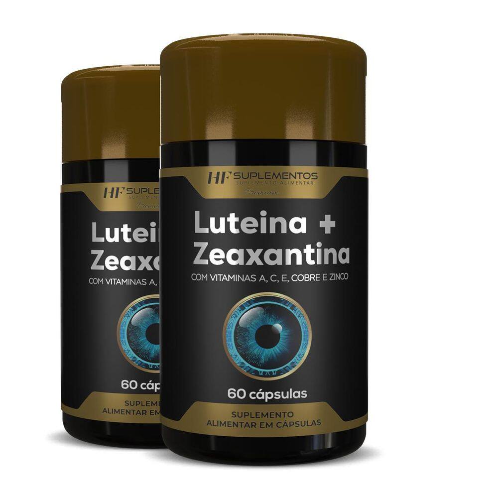 2X Luteina 20Mg + Zeaxantina 3Mg Vitamina A C E Cobre Hf