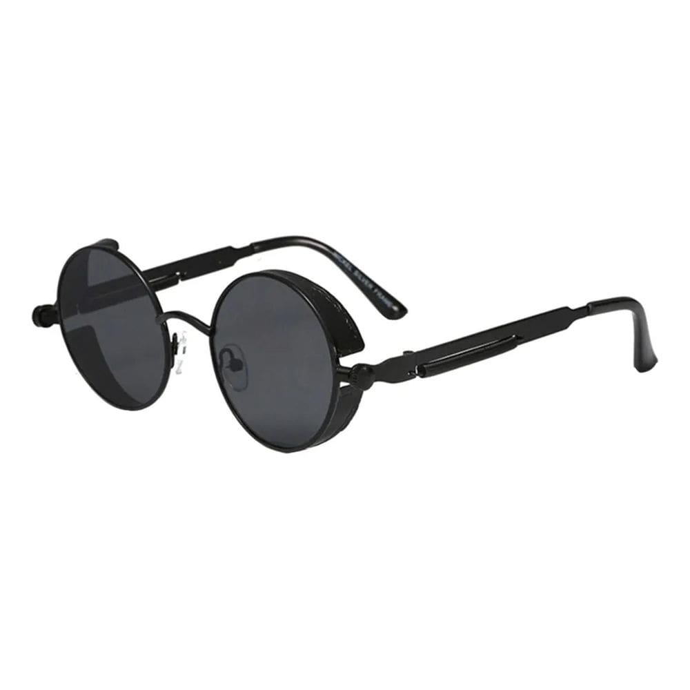 2X Óculos De Sol Bulier Modas Sol Steampunk Armação Preto Le