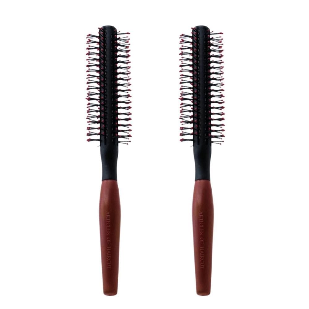Kit 2 Escova Cabelo Redonda Anti Estática Frizz