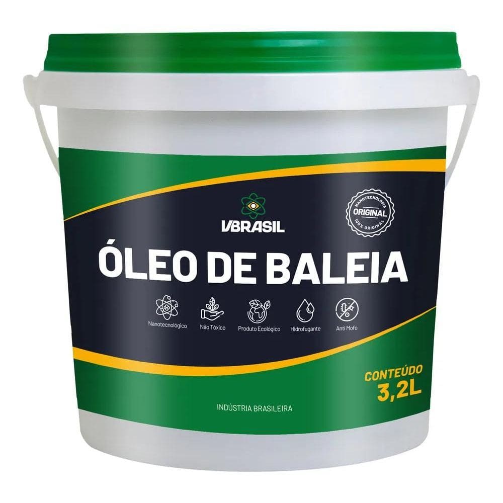 2X Impermeabilizante Vbrasil Balde Óleo De Baleia 3,2L Para