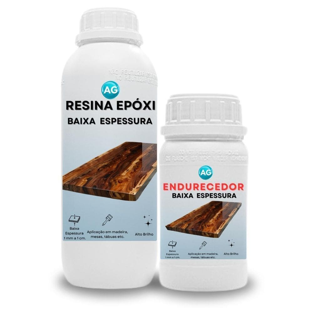Resina Epoxi Baixa Espessura Alta Viscosidade Ag 750G