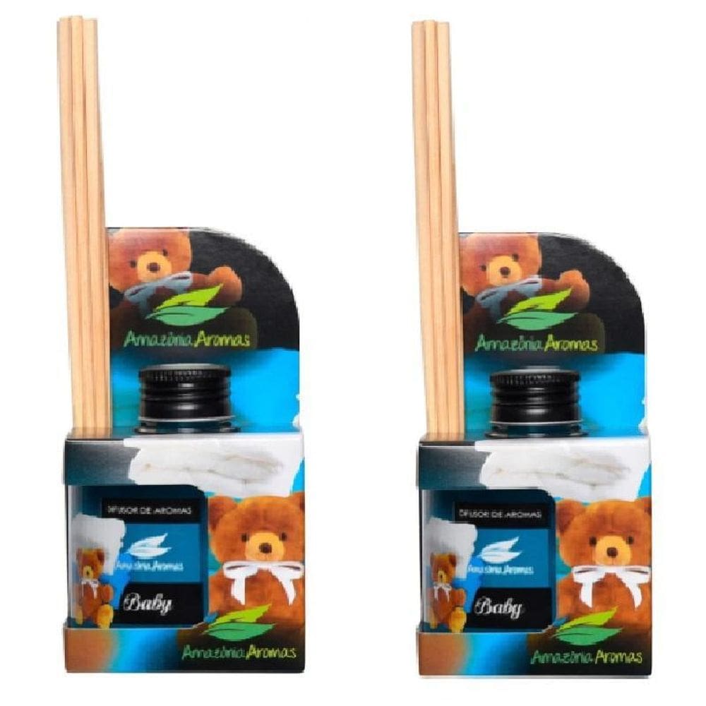 Difusor De Ambiente Aroma Baby Amazônia Aromas - Kit Com 2