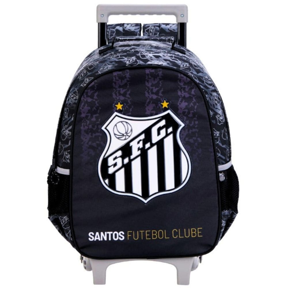 Mochila Escolar Rodas E Costas Time Santos 16618