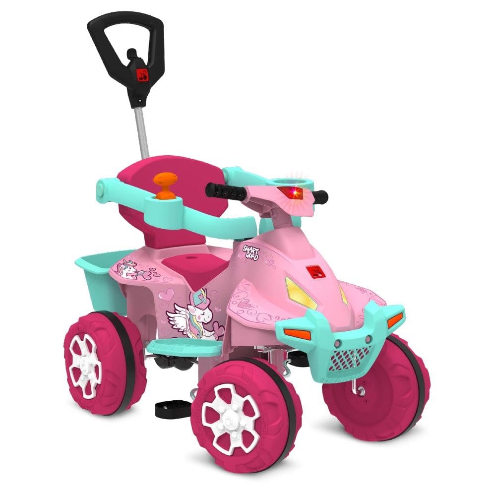 Quadriciclo Smart Quad Passeio e Pedal Rosa Bandeirante