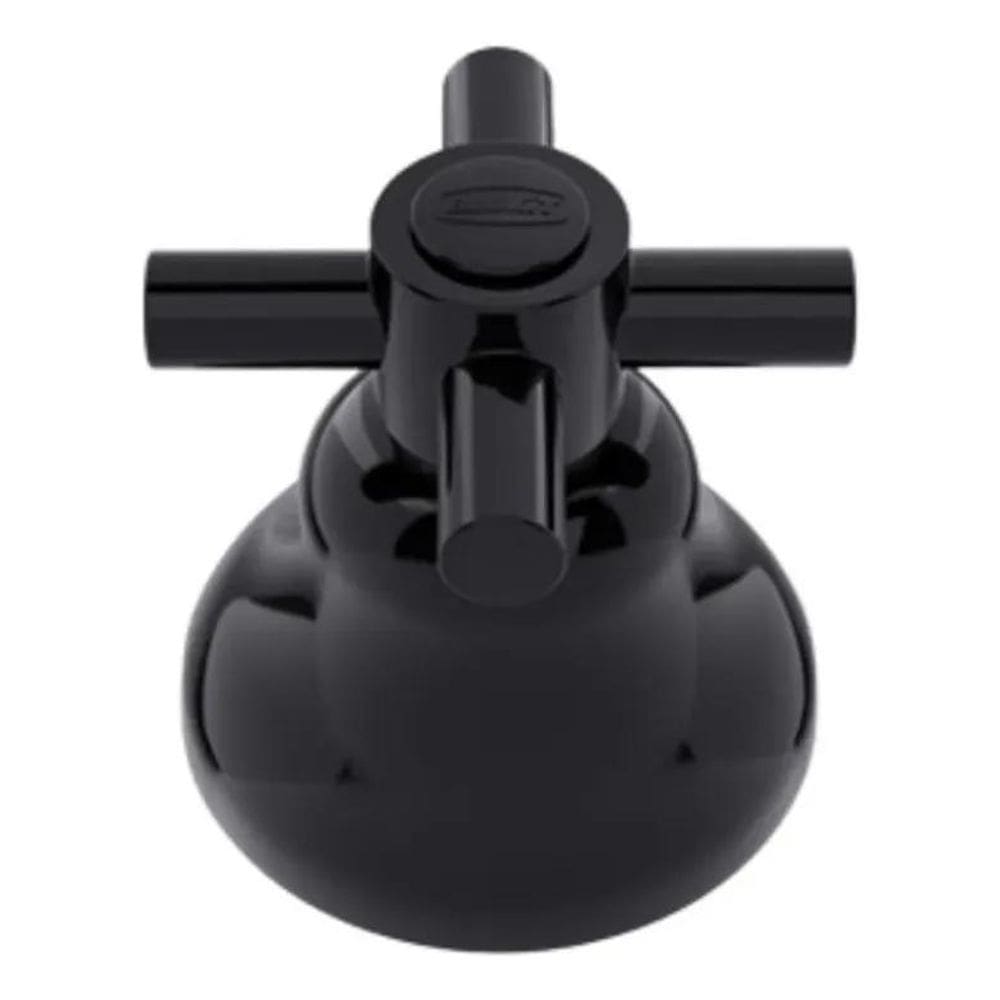 2X Acabamento Para Registro Blukit C37 Preto Acabamento Bril