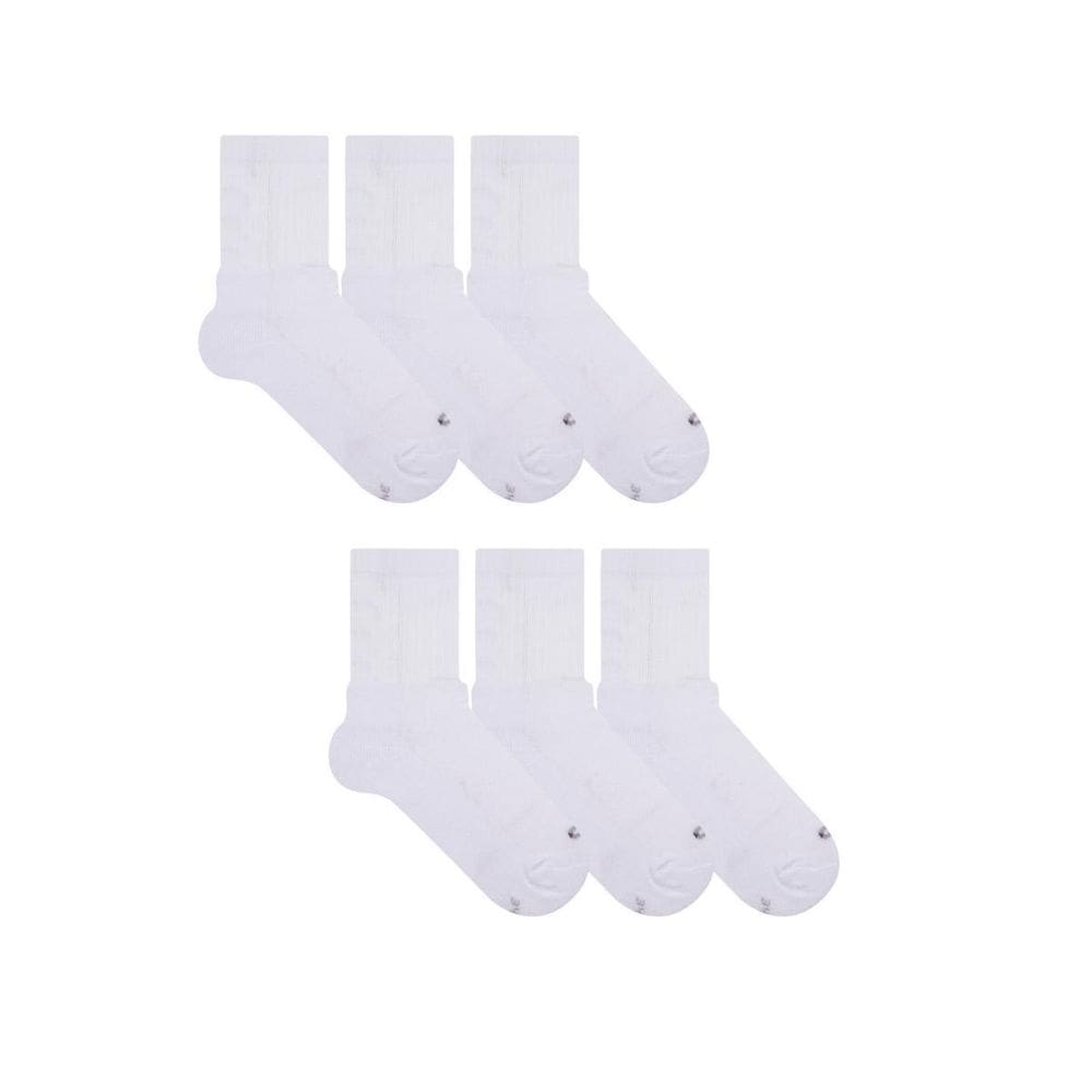 Kit 6 Pares Meias Cano Longo Esportiva Unissex Cia Das Meias