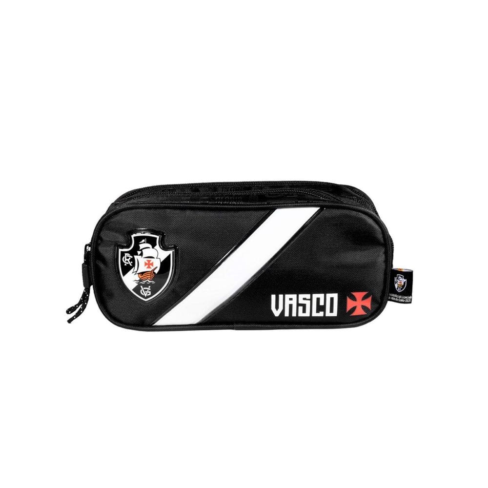 Estojo Escolar Penal Duplo Time Futebol Vasco  16506