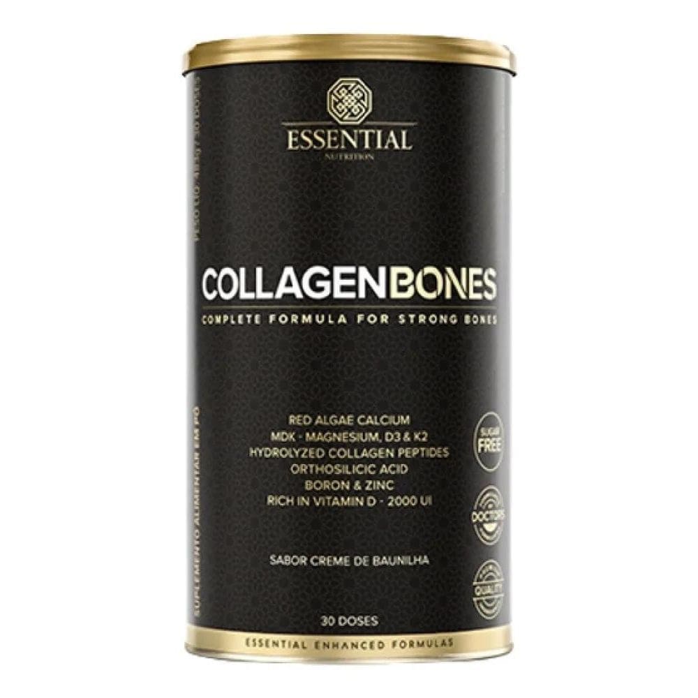 2X Essential Nutrition Collagen Bones Baunilha 483G Sabor Cr