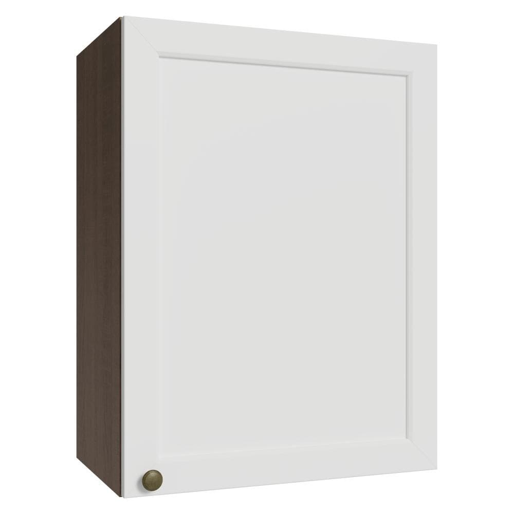 Armário Aéreo 50cm 1 Porta Rustic/Branco Vik Madesa