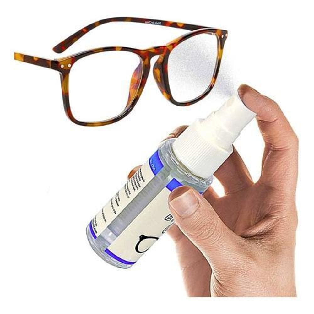 Kit 10 Limpa-Lentes 25Ml + 10 Toalha De Microfibra 15X15