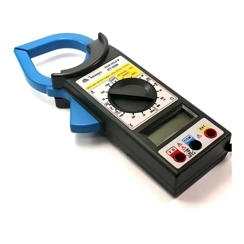Alicate Amperímetro Digital Minipa Et-3200 1000A Medidor Pro