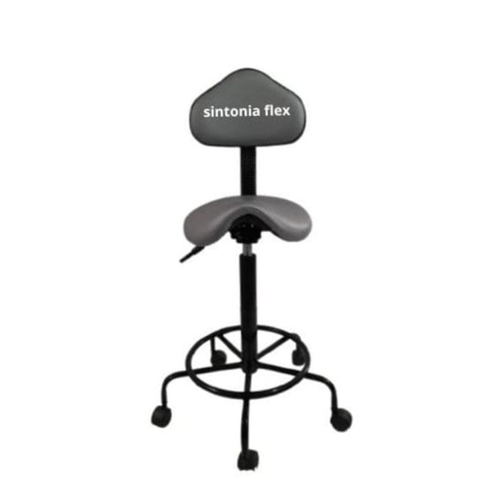 Cadeira Mocho Sela Alta 65 Min. 75 Max. Corano Cinza