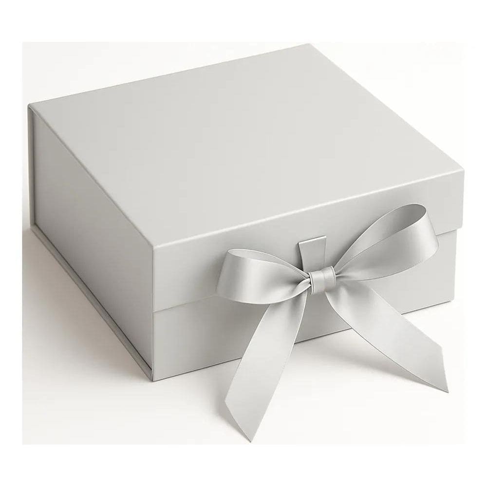 2X Caixa De Presente Premium Mini Rígida Imã E Laço 20X18X8C