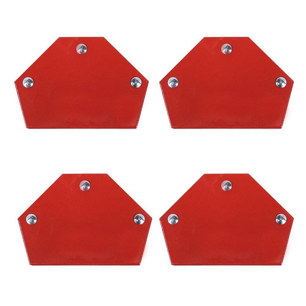 Jogo De Esquadro Magnético Para Soldador 9 Libras 4 Pçs Mtx