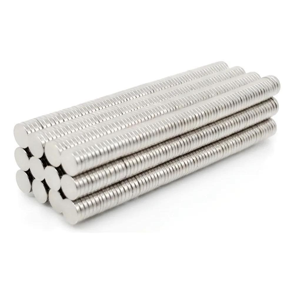 Ímãs De Neodímio 5X1Mm - 100 Unidades