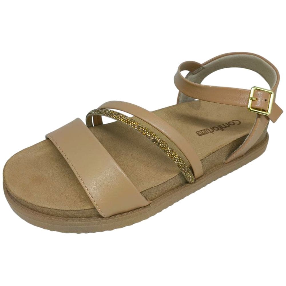 Sandália Feminina Birk Estilo Casual Confortavel Comfortflex
