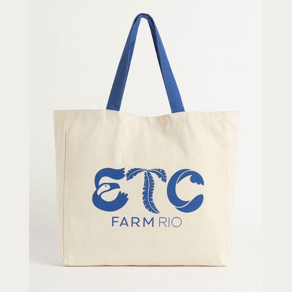 Bolsa Farm Totebag Sacola Off White
