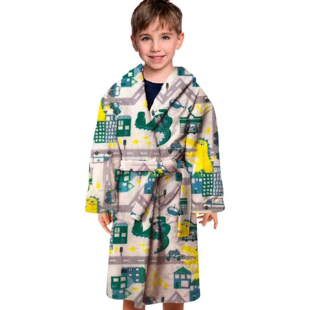 2X Roupão Infantil Microfibra Antialérgico Hobby Frio Origin