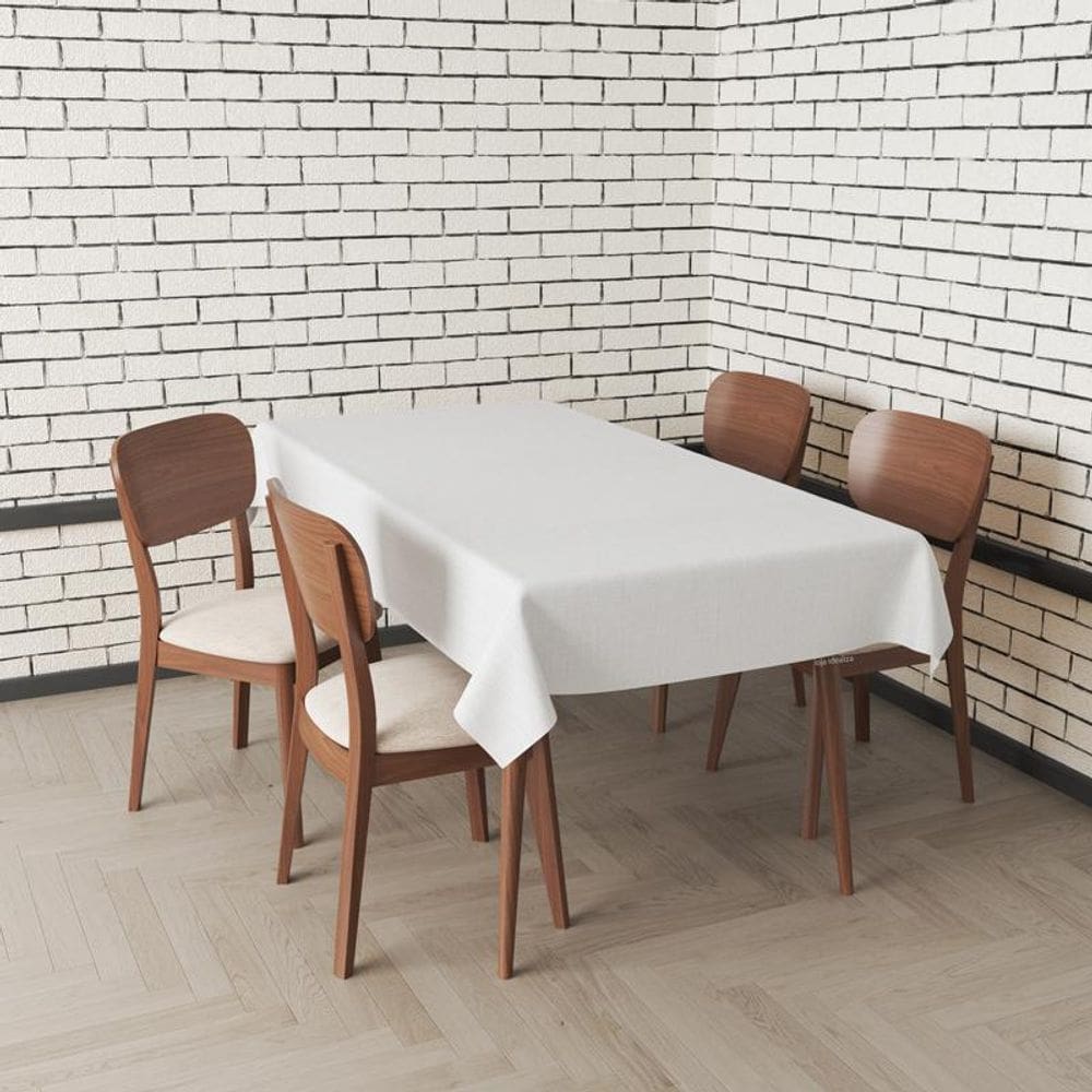 20 Toalha Mesa Térmica Plástico Pvc Linho Br 140X180