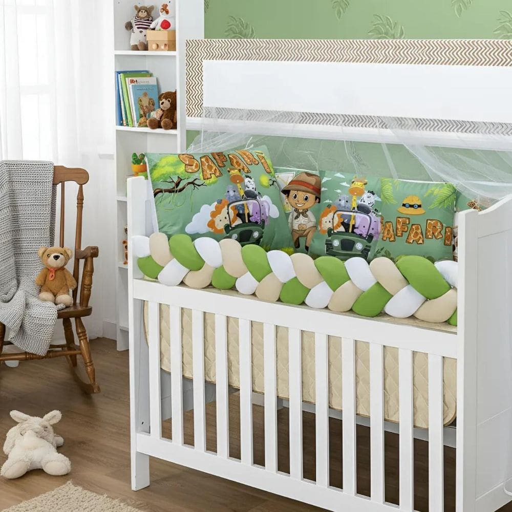 Kit Berço 10 Peça Baby Dream Super Macio E Prático Para Bebê